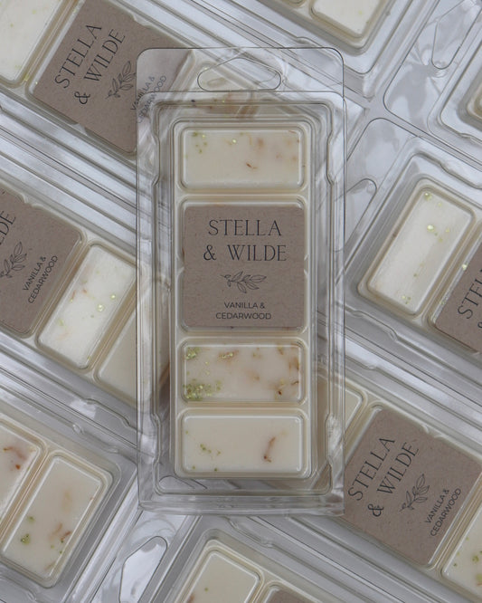 Vanilla & Cedarwood Wax Melt Bar